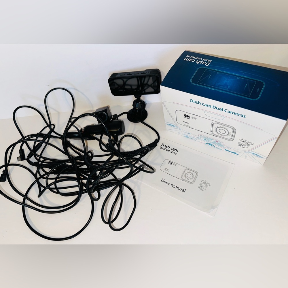 Dash Cam Dual Cameras- Front & Rear